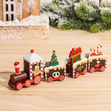 NORTHLINE – Feestelijke Trein Kerstdecoratie van Hout en Kunststof