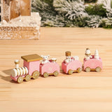 NORTHLINE – Feestelijke Trein Kerstdecoratie van Hout en Kunststof