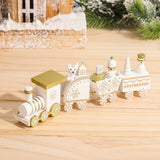 NORTHLINE – Feestelijke Trein Kerstdecoratie van Hout en Kunststof