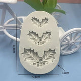 FESTILEAF – Kerstvormen voor bladeren & klokken ter decoratie van taarten, koekjes & cupcakes