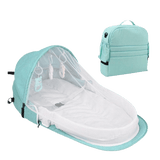 Vouwbaar & draagbaar babynest met muskietennet – Slaapinsel Cosina