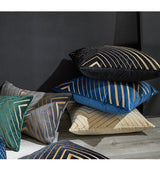 Luxury Geometric Pillowcases | Luxe woonkamer/slaapkamer kussenslopen - 2 stuks
