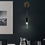 Minimale Wandlamp met Rookglas – Orvane