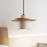 Travertin Hanglamp voor Natuurlijke Luxe - StoneGlow