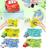 Puzzelracebaan Speelset - Eindeloos Bouw- en Rijplezier