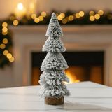 FLOCKCEDAR – Mini Vilt Cedar Kerstdecoratie voor feestelijk ontwerp