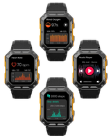 Robuuste Smartwatch met Hartslagmeter & Stappenteller - EnduranceX