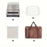 Inklapbare RVS Houtkachel - TrailFlame