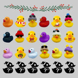 DUCKDELIGHT – Kerst Squeaky Duck Advent Kalender 2025 met 24 Feestelijke Bad Eenden
