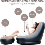 Opblaasbare Lazy Couch – Comfortabele Opvouwbare Sofa voor Buiten en Binnengebruik