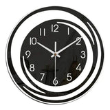 Moderne Zwarte Wandklok van Acryl - ScandiTime