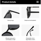 Retro Ronde Gepolariseerde Zonnebril - SunnyStyle Zomer 2025