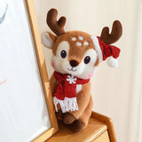 CUDDLESCARF – Charmante Kerstpluchepop in Cartoon-Design