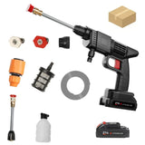 PowerWash Draadloze Autowaspistool – Krachtig en Handzaam