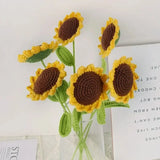 Handgehaakt Zonnebloem Boeket – Een Creatief Moederdaggeschenk