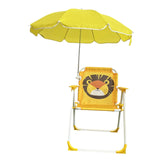 Kinderstrandstoel met Zonnescherm - Opvouwbaar en Perfect voor Camping en Tuin