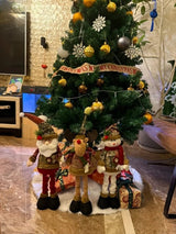 SANTAFLAIR – Stijlvolle feestelijke Kerstmanpop voor elegante feestdecoratie