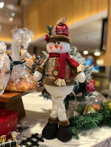 SANTAFLAIR – Stijlvolle feestelijke Kerstmanpop voor elegante feestdecoratie