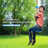 Klimtouw met Platform en Schijf - Speel en Klim voor Avontuurlijke Kinderen