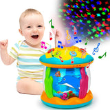 Lichtspel-drum voor baby's – Muziek & projectie voor sensorisch leren