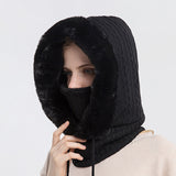 Wintercapuchon met Gezichtsmasker - Warm en Beschermend