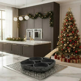 OMELIQON – 4-vaks anti-aanbakpan voor omeletten, burgers, steaks & ontbijt