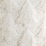 SPRUCELY – Gezellige Pluche Kerstboom Kussenhoes van ultra-zacht materiaal