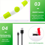 GlowSafe LED-Hondhalsband – Oplaadbaar USB-veiligheidslicht