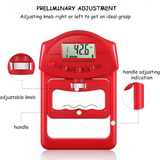 Gripmaster Digitale Handdynamometer – Precieze Gripkrachtmeter tot 90 kg – Compacte, Draagbare Griptester voor Fitness, Therapie & Revalidatie