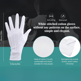 Witte Katoenen Handschoenen voor Formele Gelegenheden – NobleGrip