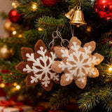 SNOWYCOZY – Zachte winter-sneeuwvlok kussen voor door Kerstmis geïnspireerde woningdecoratie