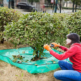 Groot Tuinzeil met Boomuitsparing – Waterdicht, Herbruikbaar en Perfect voor Snoeiwerk