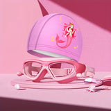 Zeemeermin Zwembril en Badmuts Set voor Kinderen – Comfort & Speelse Bescherming in het Water