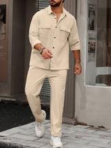 Heren Set met Overhemd en Broek | Urban Minimal Look | Casual Chic