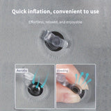 Opblaasbare Kussens voor Camping en Reizen - Set van 2 Zachte, Draagbare Kussens