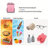 Koelrugzak voor 24 Blikjes – Ideaal voor Strand, Kamperen en Picknicks