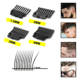 GroomMaster - 3-delige Professionele Haar- en Baardverzorgingsset voor Heren, Draadloze Trimmers met LED-display, USB-oplaadbaar