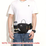 Veelzijdige Hardloop Heuptas met Waterfleshouder – Duurzaam Nylon met Ritssluitingen voor Wandelen en Marathons