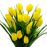 Set van 6 Bundels Kunst Tulpen – UV-bestendig en Realistisch voor Tuin- en Interieurdecoratie