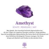 Minimalistische Amethist- & Zirkonia-ring – Nova