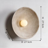 Scandi Retro Ronde Wandlamp – Sfeervol Licht voor Elke Kamer