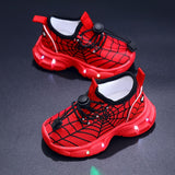 SpinnenWeb LED Sneakers - Stralende Avonturen voor Kinderen