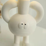 Speelse tafellamp met glazen bol - Glombra