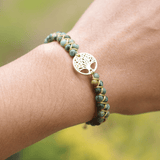 Levensboom-Armband met Afrikaanse Jaspis – Auralyn