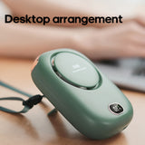 USB Oplaadbare Mini Nekventilator – Lichtgewicht met Verstelbare Snelheden