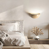 Halfronde LED Wabi-Sabi Wandlamp – ZenGlow