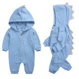 Schattige Baby-Overall met Dinosaurierkapuze – DinoDream Onesie