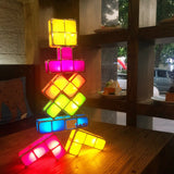 Modulaire Tetris Lamp - LumiBlocks
