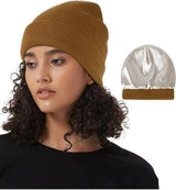 Silk Chic | Zeg vaarwel tegen winterhaarproblemen met zijden beanies!