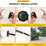 Solar LED Tuinlampen – Sferische Verlichting voor Paden en Tuinen